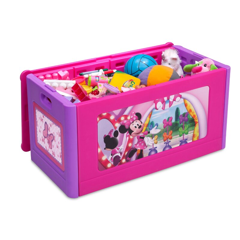 delta minnie mouse toy box assembly